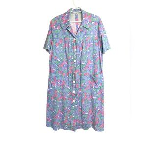 Handmade Vintage Summer Housecoat, Pockets